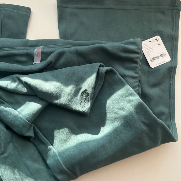 NWT Free People Movement ACED IT Teal Bootcut foldover waist Yoga Pants Sz L - Picture 8 of 8